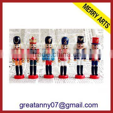 China supplier custom decorative wooden soldier nutcracker