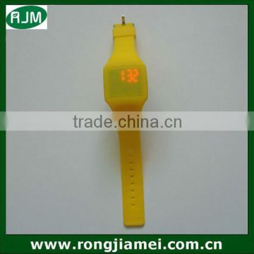 High quality silicone simple digital watch