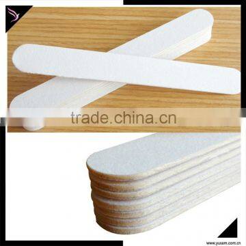 DOUBLE sided grit white color nail file