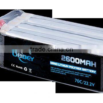 Hot RC Lipo Battery 22.2V 2600mAh 6s 35C Battery Pack for Model/Toys/Heli/UAV photo-5