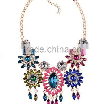 Wholesale China YIWU Zinc Alloy Fashion Metal Link Chains Eyes Shapes Women Luxury Wedding Gold Necklace Jewelry photo-3