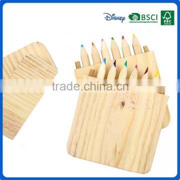 Wholesale 3.5inch mini promotional eco friendly color pencil school colored pencil set