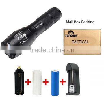 2000 Lumen Handheld Flashlight LED XML T6 Water Resistant Camping Torch Adjustable Focus Zoom Tactical Flashlight Quality Choice Mo photo-6