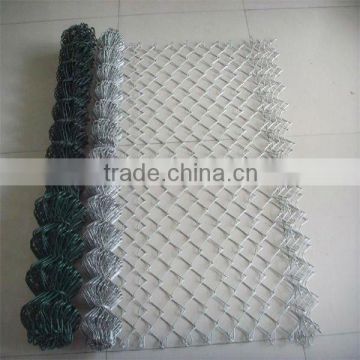 Hot dipped galvanized chain link mesh fence