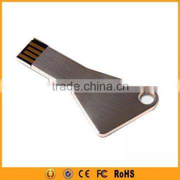 Metal Black Colloid Key Shape Engrave Special USB Flash Drive 2GB photo-3