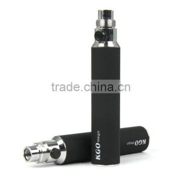 Best quality SLB reusable 1300mah health e cigarette kgo mega battery