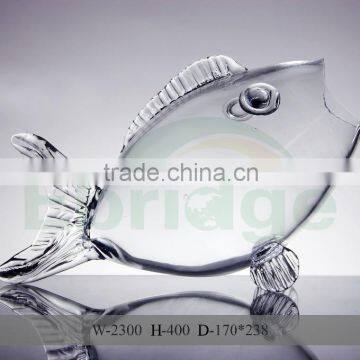 beautiful fish shaped glass gifts carft