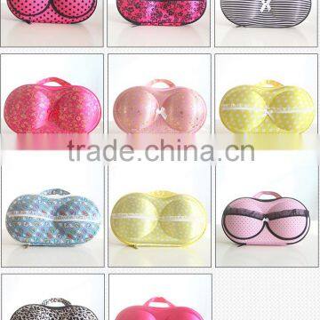 Hearts . Underwear Storage Box Covered Bra Box Panties Socks Travel Portable Bra Bag