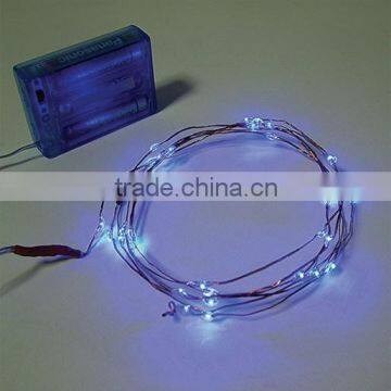 Battery Operated Silver Wire Fair Light