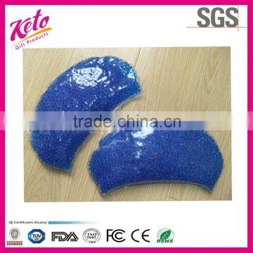 Dual purpose hot cold pack gel ice beads PVC pillow