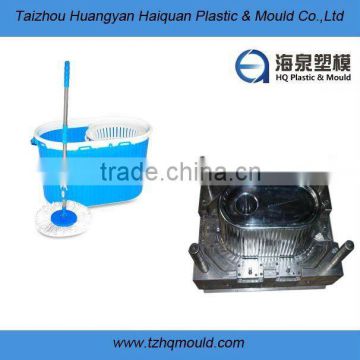 make plastic injection spin magic mop mould