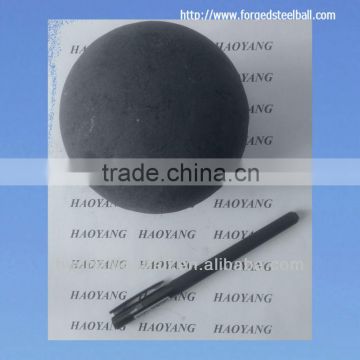 100mm forged grinding media balls for Fluorite mine