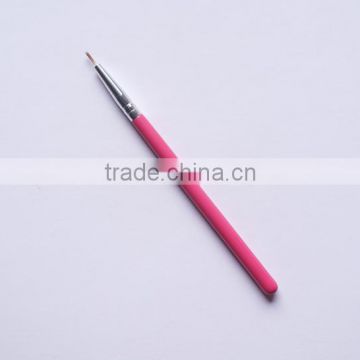 pink wooden handle eye liner brush