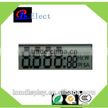 7segment monochrome TN lcd display