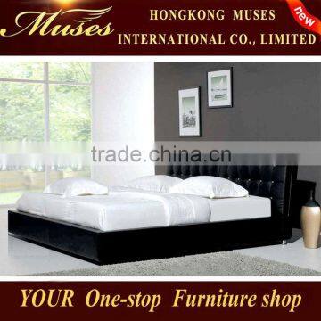 2014 new Bedroom furniture alibaba furniture,wall mounted bed,genuine leather bed for Christmas promotion