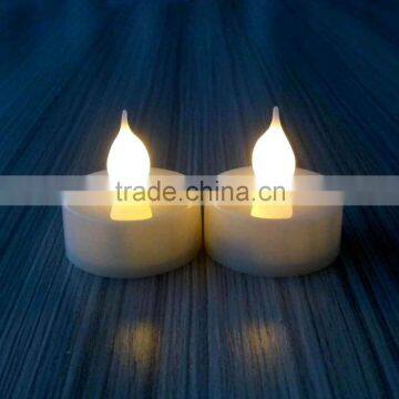 Church or party favor nice decorative ivory electronic tealight candle