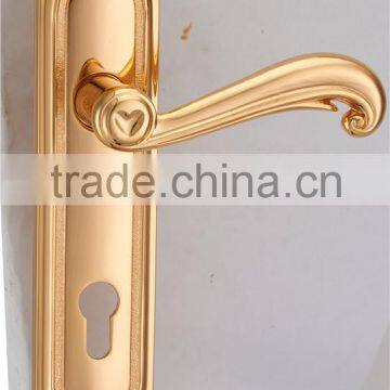 High Quality Modern 270mm Brass China Door Handle Long Plate                        
                                                Quality Choice