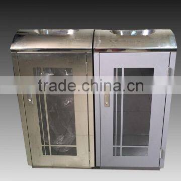 High Quality Stainless Square Dustbin Design Public Dustbin photo-5