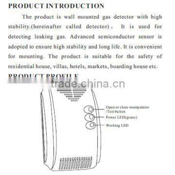 China Gas Detector Home Security System Leak Detection Device With Cheap Prce photo-3