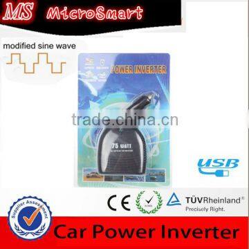 Factory Price DC12V 75w Car Power Interver With USB photo-6