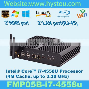 Best pcs i7 desktop mini Intel Core i7-4558U cheap i7 Barebone slim design with Intel 5100 support ultra HD 4K resolution hdmi