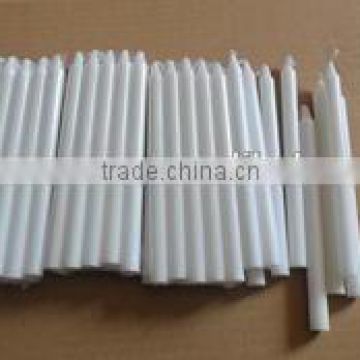 Stick Shape Paraffin Wax Material household white candles factory