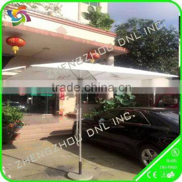 white sunshade garden umbrella