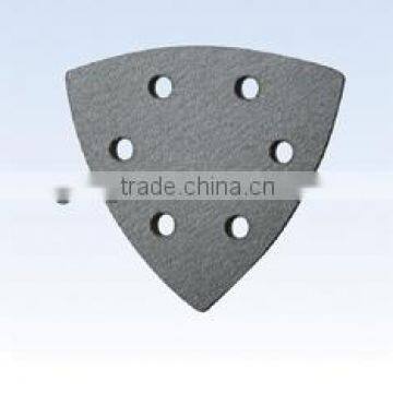 Triangle Aluminium Oxide Velcro Sanding Sheet