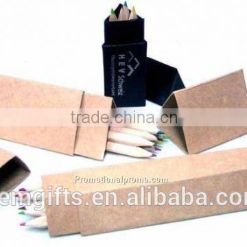 Hot 12pcs Color Pencil With Kraft Paper Box