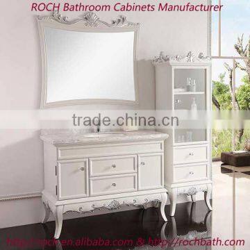 ROCH 8045 Good Sales Silver Mirror Luxurious Type Bathroom Furniture