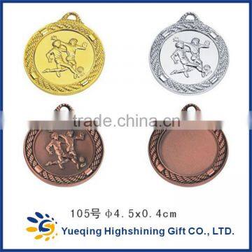 Cheap Gold Silver Bronze Sports Factory Directly Sale Metal Medallion Craft Badge Award Football Medal