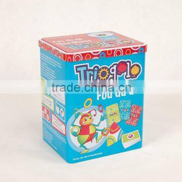 Food Grade Rectangular Airtight Tea Tin Candy Tea Canisters Tin Large Rectangular Comestics Tin Box for Food Storage