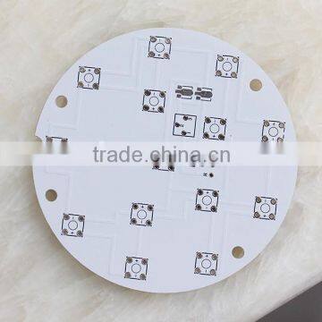 Custom aluminum pcb board , 1.6mm round aluminum led pcb