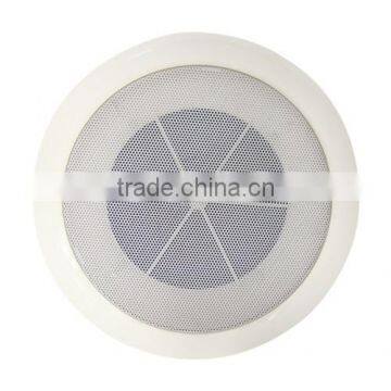 5 Inch Round White Waterproof Active In Ceiling Speaker photo-2
