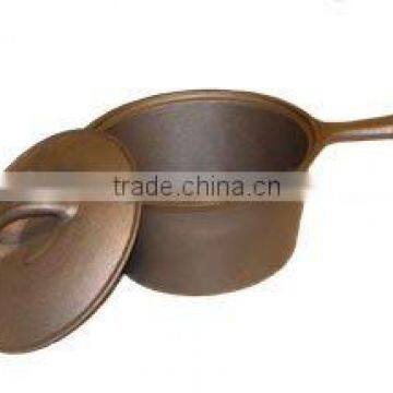 cast iron sauce pan