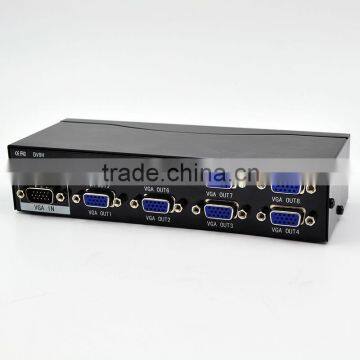 Hot Sale 8 Port Black VGA Video Splitter Pass CE FCC RoHS VGA-108HN photo-2