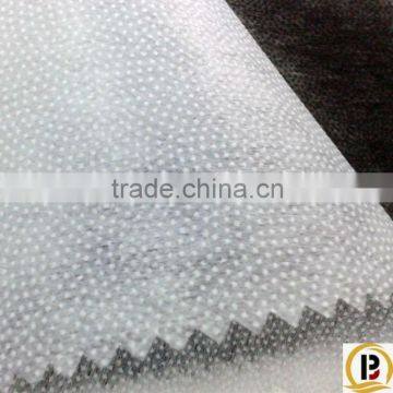 Nonwoven interlining fusing for uniforms and coats