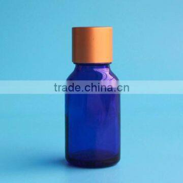 15ml Blue Glass Essential Oil Bottle With Orifice Reducer photo-3