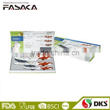4PCS KITCHEN KNIVES SET COLOR COATING STAINLESS STEEL KNIFE SETS WITH GIFT BOX PACKING