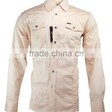 China Wholesale Cotton Polyester African Casual Shirts for Men