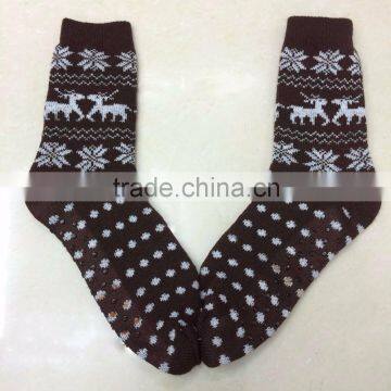 Wholesale Men's Chunky Cheap Colorful Fleece Lined Socks