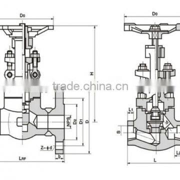 Forged Steel Globe Valve Class 150 photo-2