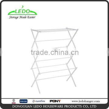 Foldable Chrome Stand Clothes Drying Rack/.