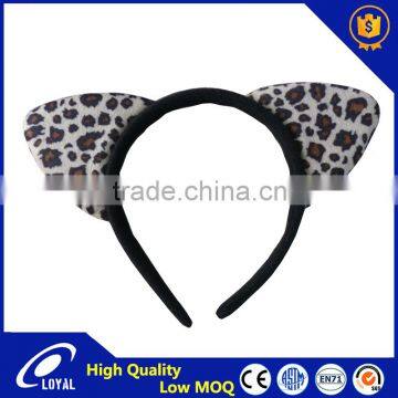 Lovely Leopard Pattern Cat Ear Headband for Sale photo-3