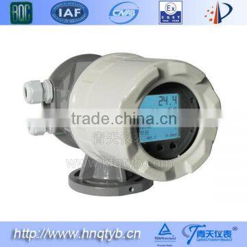 360 rotating square screen mag flowmeter converter