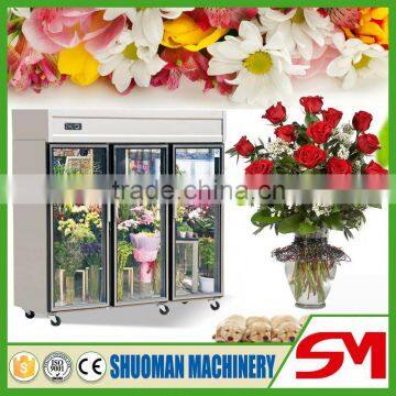 Top sale high quality welcomed flower upright chiller