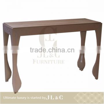 Newly Luxury Latest design neo-classic solid wood luxury console table-AT09-06 console table- JL&C Furniture