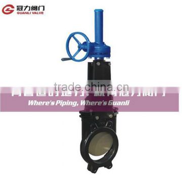 Bi directional Bevel gear Knife Gate Valve