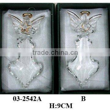 elegant glass angel crystal craft for decoration