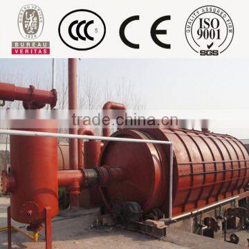 Tyre pyrolysis rubber recycling machine based on newest design